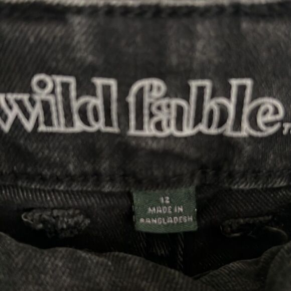 Wild fable women’s size 12 black high rise ankle mom jeans - Picture 7 of 13